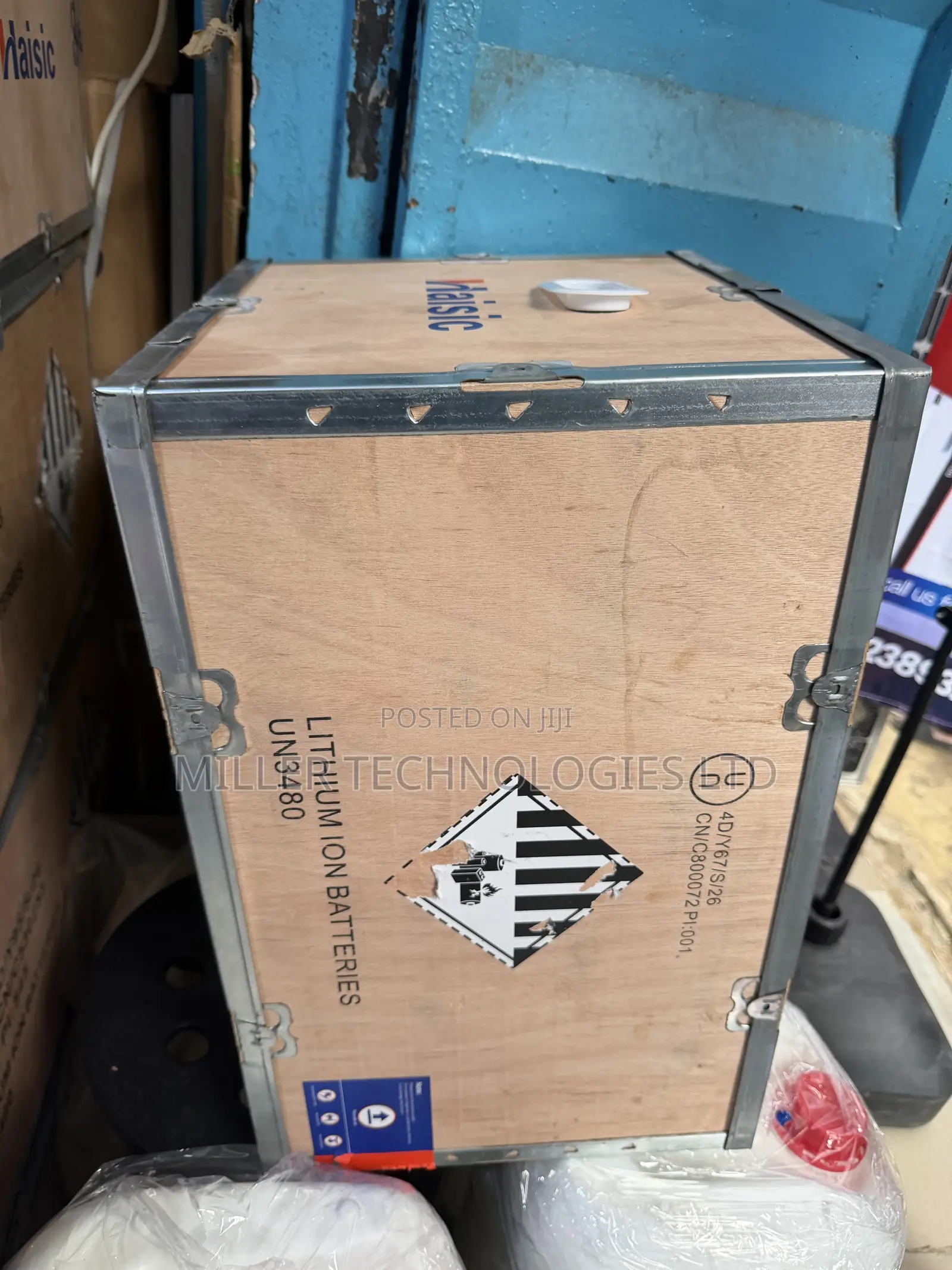 Heavy Duty Haisic Black 24V 8kWh Lithium Power Battery