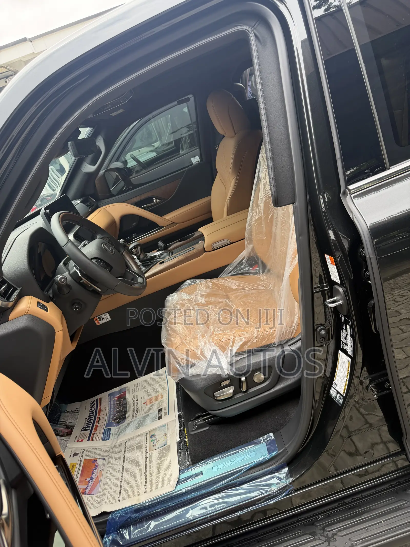 New Lexus LX 600 2025 Black