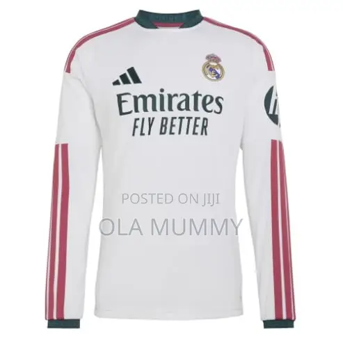 Real Madrid Long Sleeve 2026/2027 Home Jersey