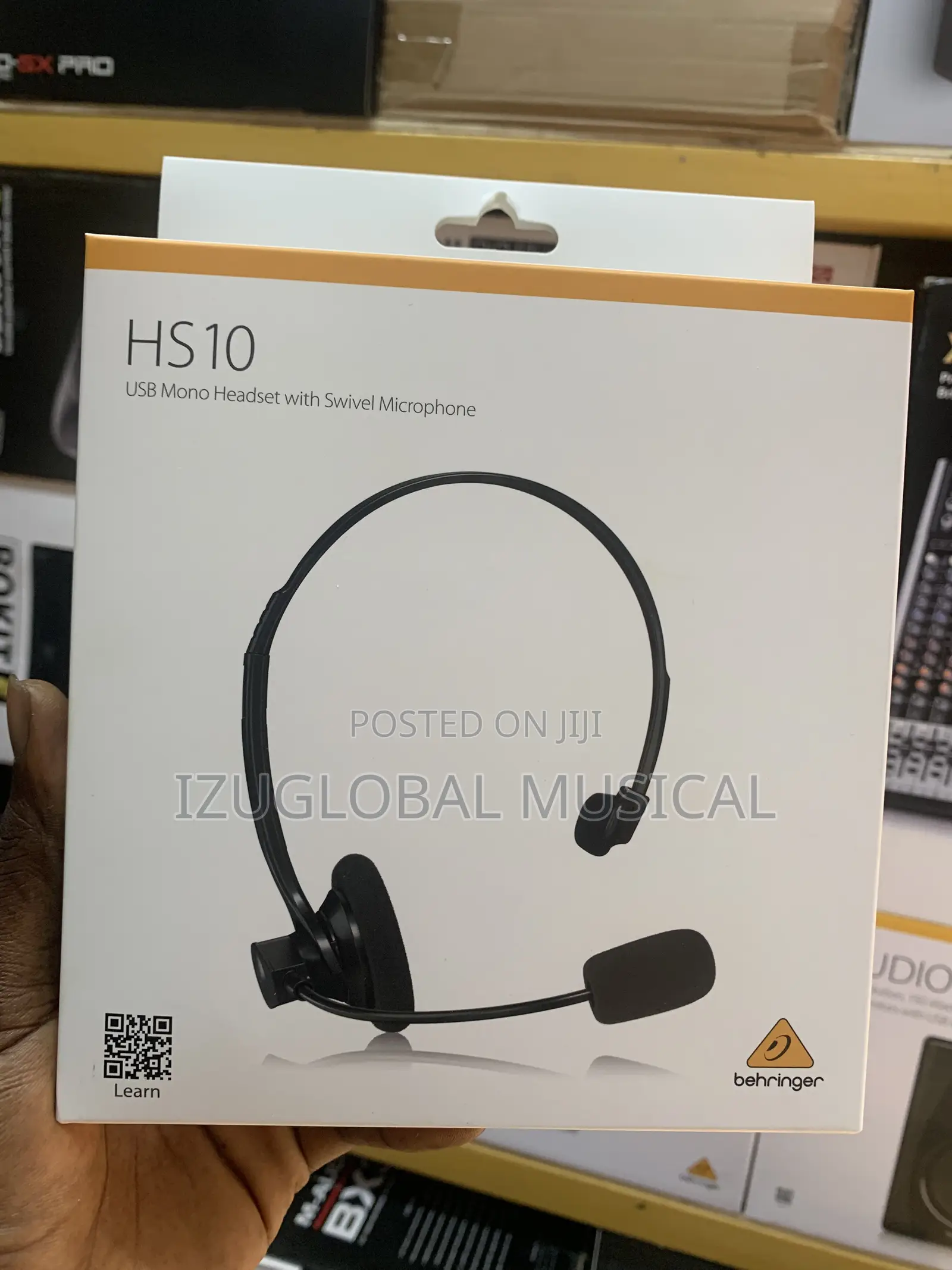 Behringer HS10 USB Mono Headset With Swivel Microphone
