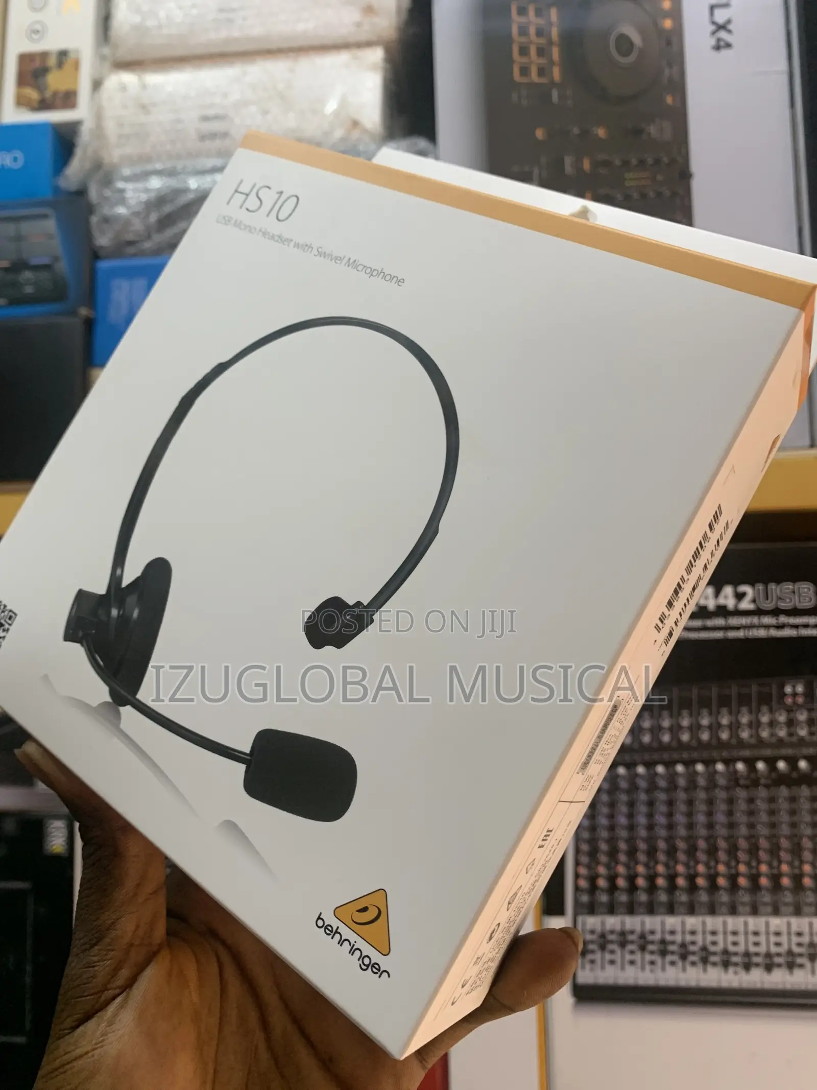 Behringer HS10 USB Mono Headset With Swivel Microphone