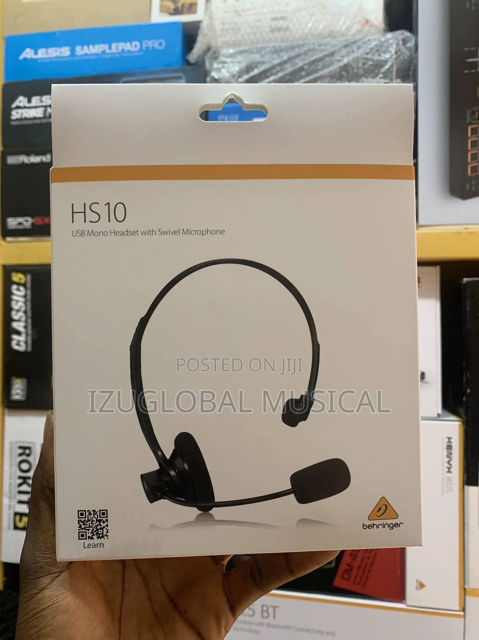Behringer HS10 USB Mono Headset With Swivel Microphone