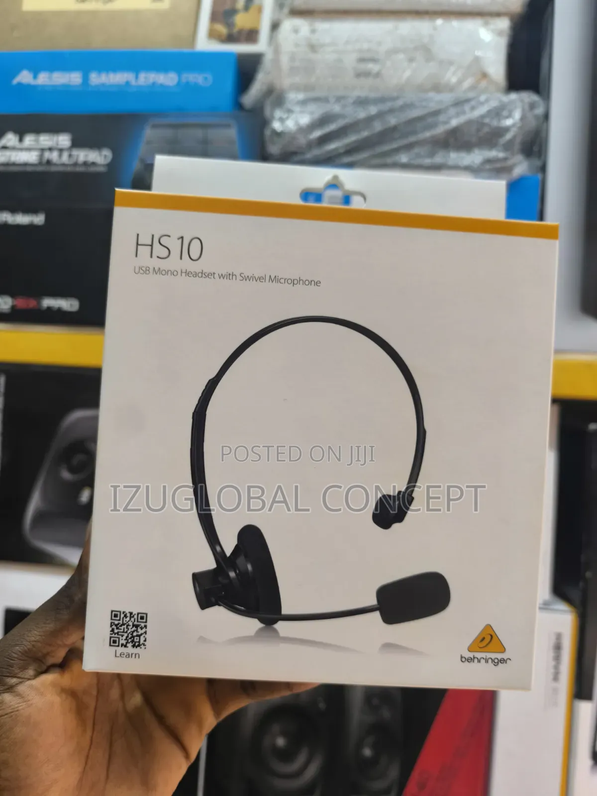 Behringer HS10 USB Mono Headset With Swivel Microphone