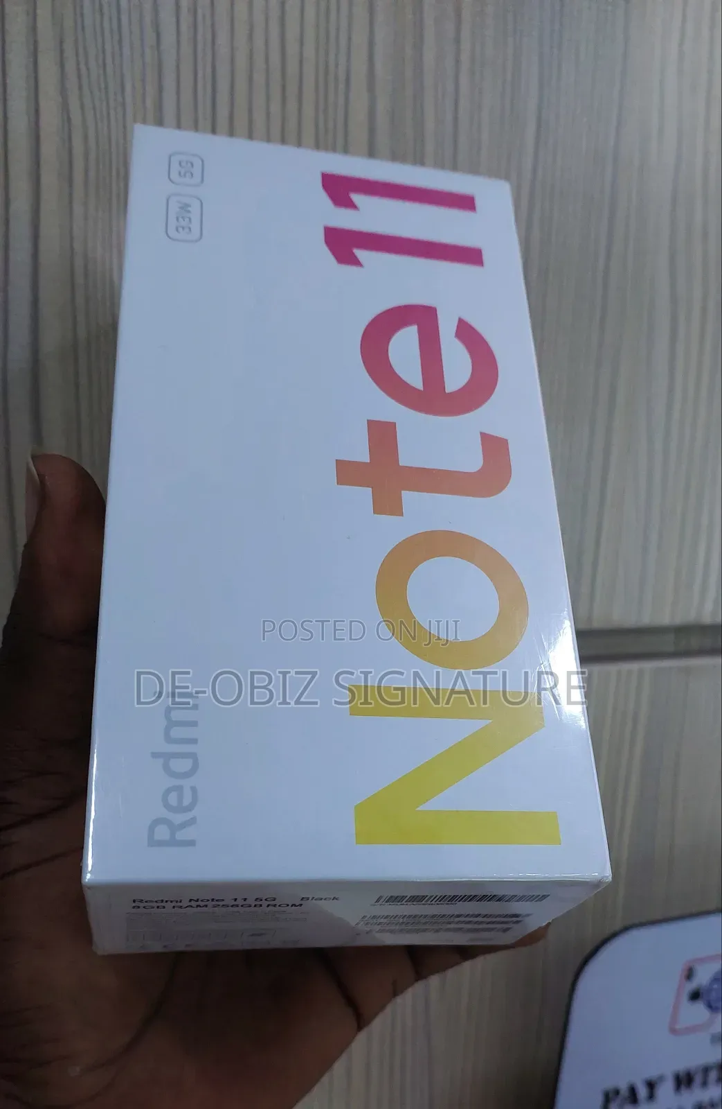 New Xiaomi Redmi Note 11 Pro 5G 256 GB Black