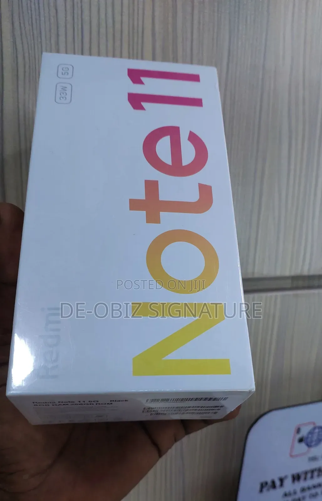 New Xiaomi Redmi Note 11 Pro 5G 256 GB Black