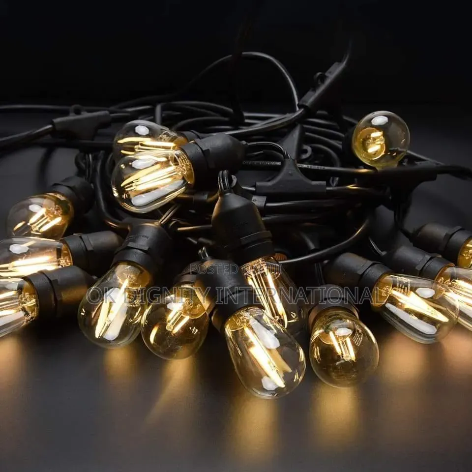Outdoor Waterproof String Lights Decorative Garden Party Bulb Lights