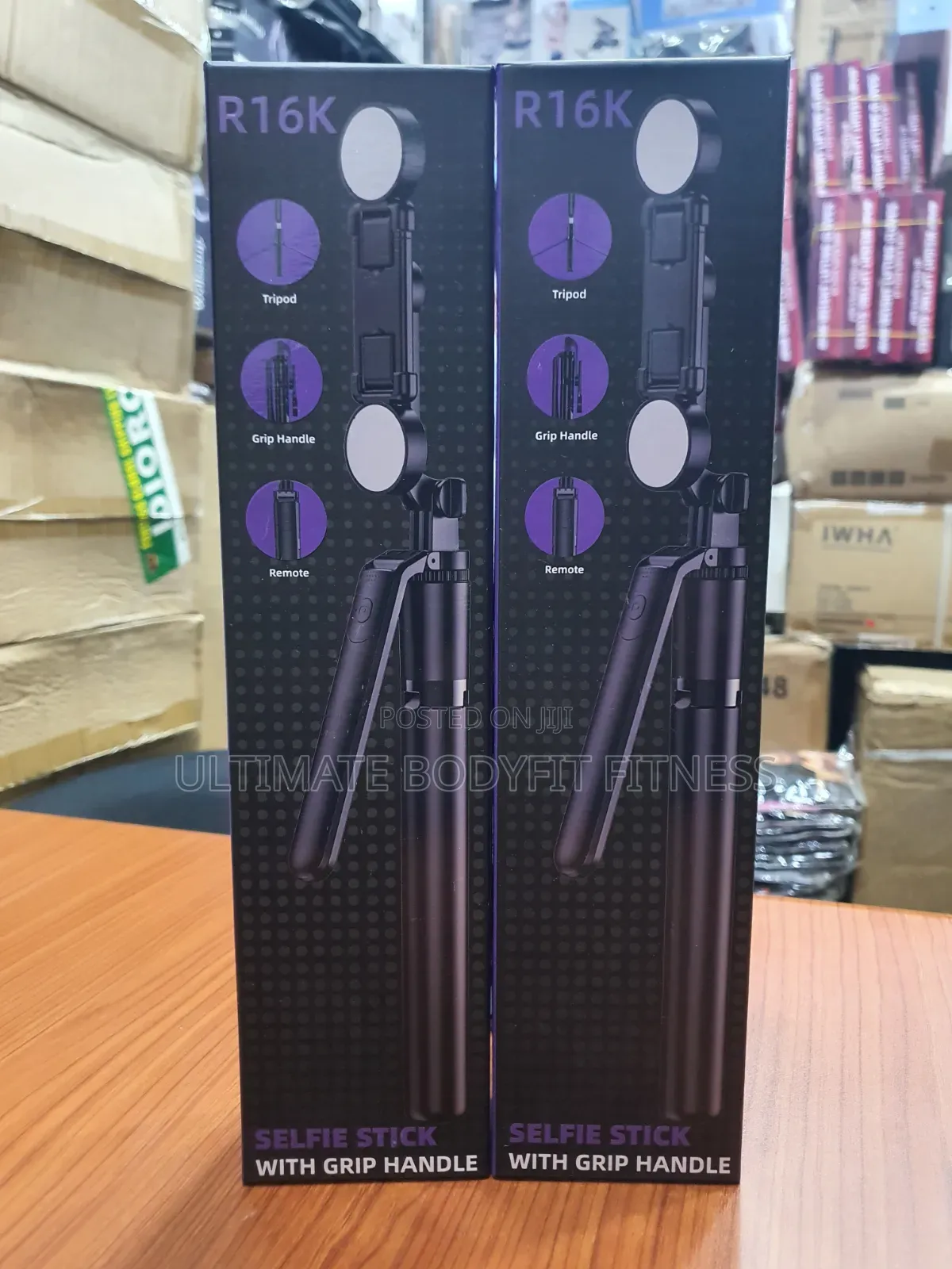 Brand New R16K Selfie Stick With Grip Handle