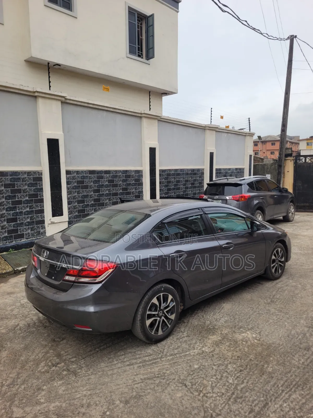 Honda Civic EX 4dr Sedan (1.8L 4cyl CVT) 2014 Gray