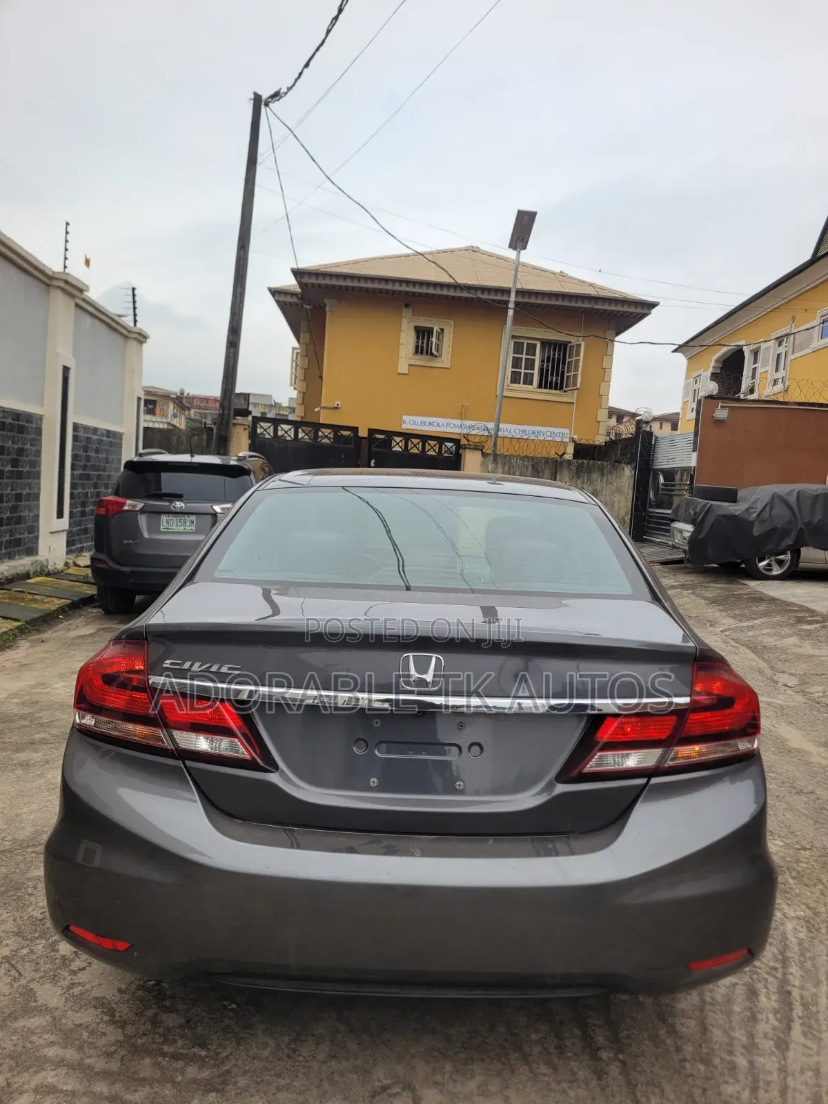 Honda Civic EX 4dr Sedan (1.8L 4cyl CVT) 2014 Gray