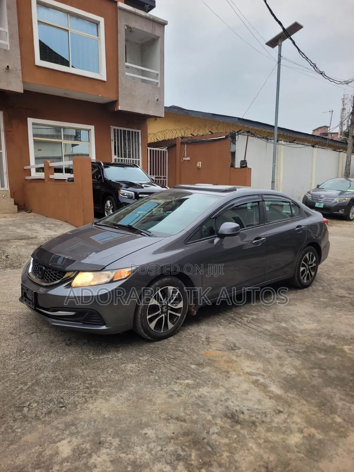 Honda Civic EX 4dr Sedan (1.8L 4cyl CVT) 2014 Gray