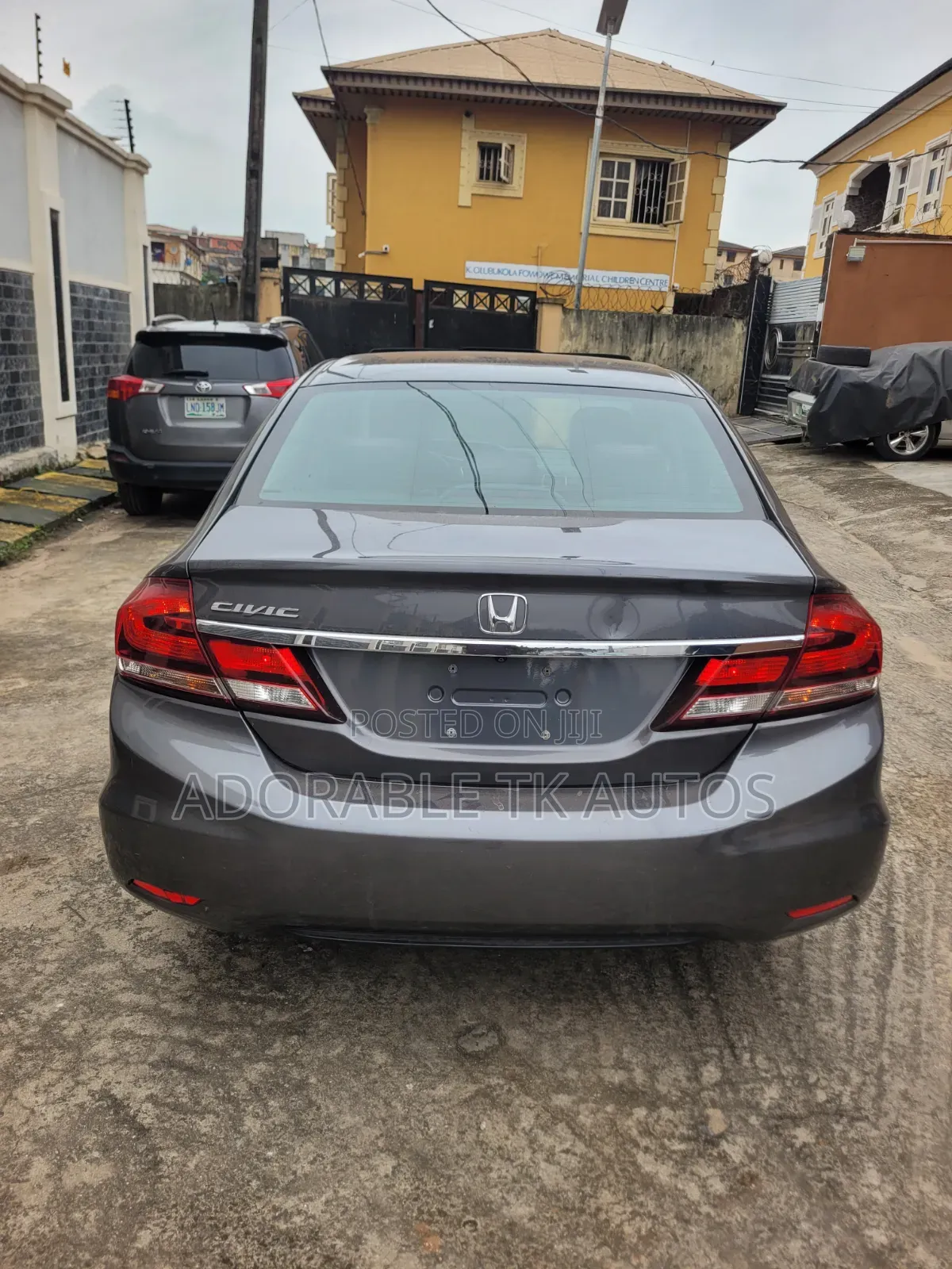 Honda Civic EX 4dr Sedan (1.8L 4cyl CVT) 2014 Gray