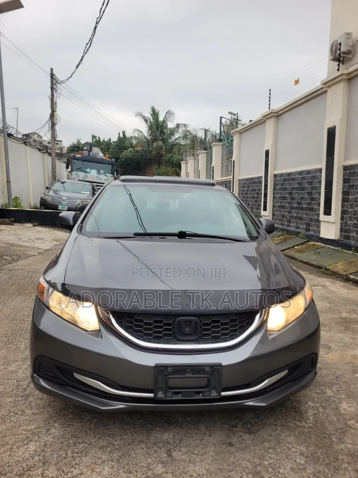 Honda Civic EX 4dr Sedan (1.8L 4cyl CVT) 2014 Gray
