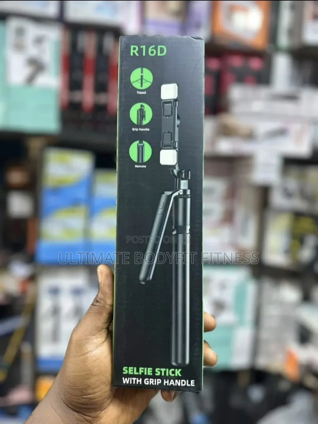 Brand New R16D Selfie Stick With Grip Handle