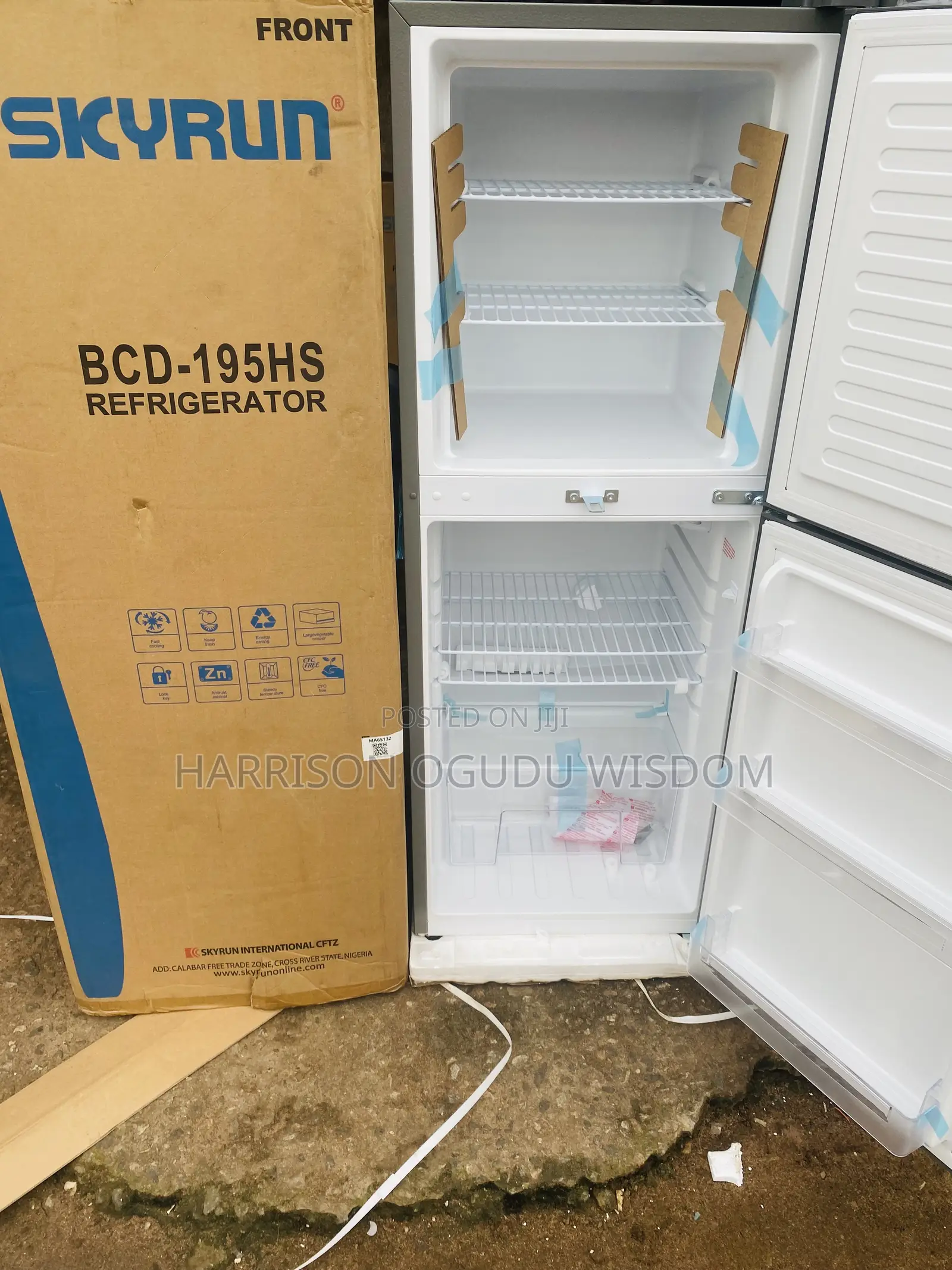 Skyrun Refrigerator 195L Available for Sale