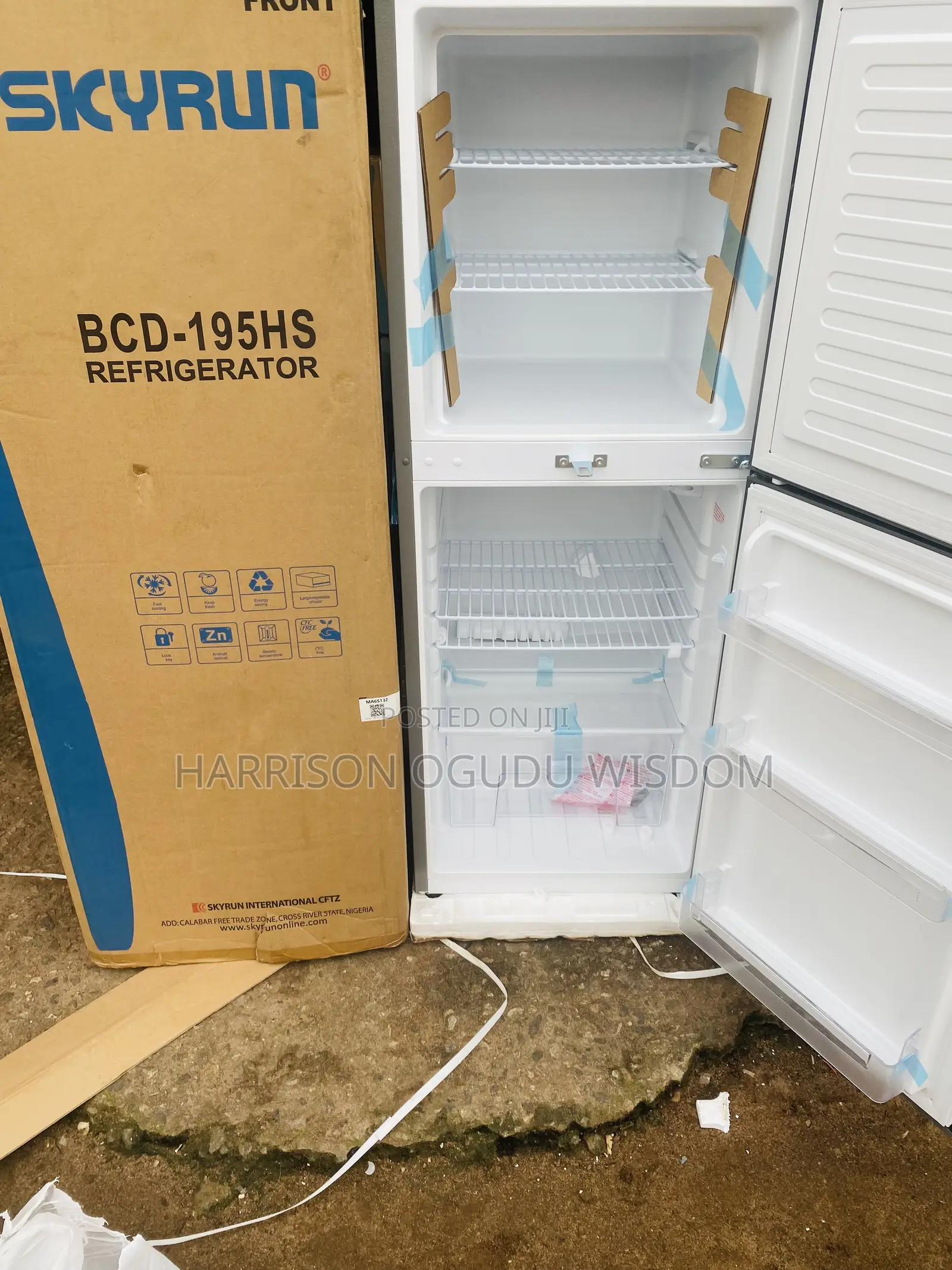Skyrun Refrigerator 195L Available for Sale