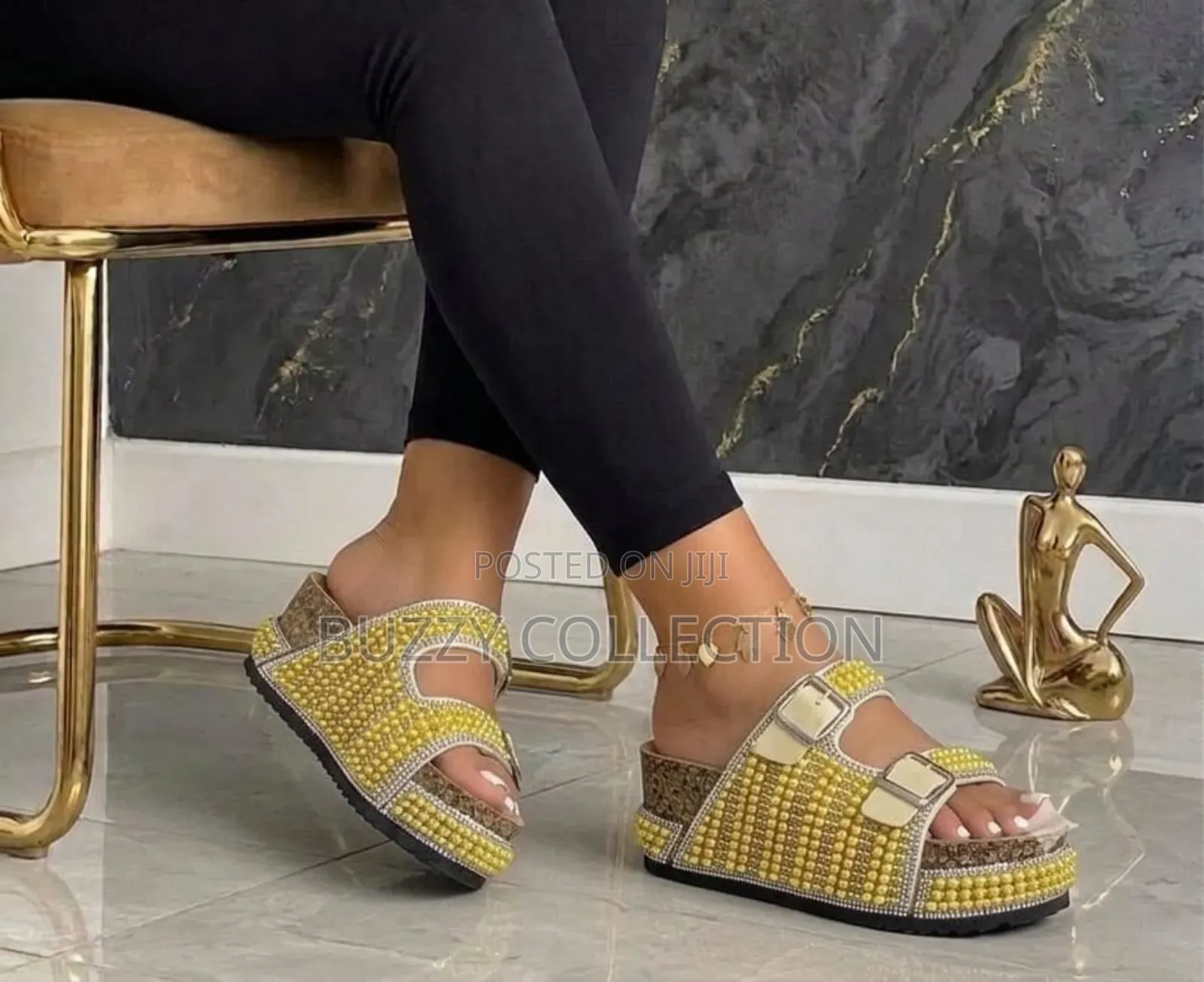 Exclusive Quality Luxury Platform Slippers