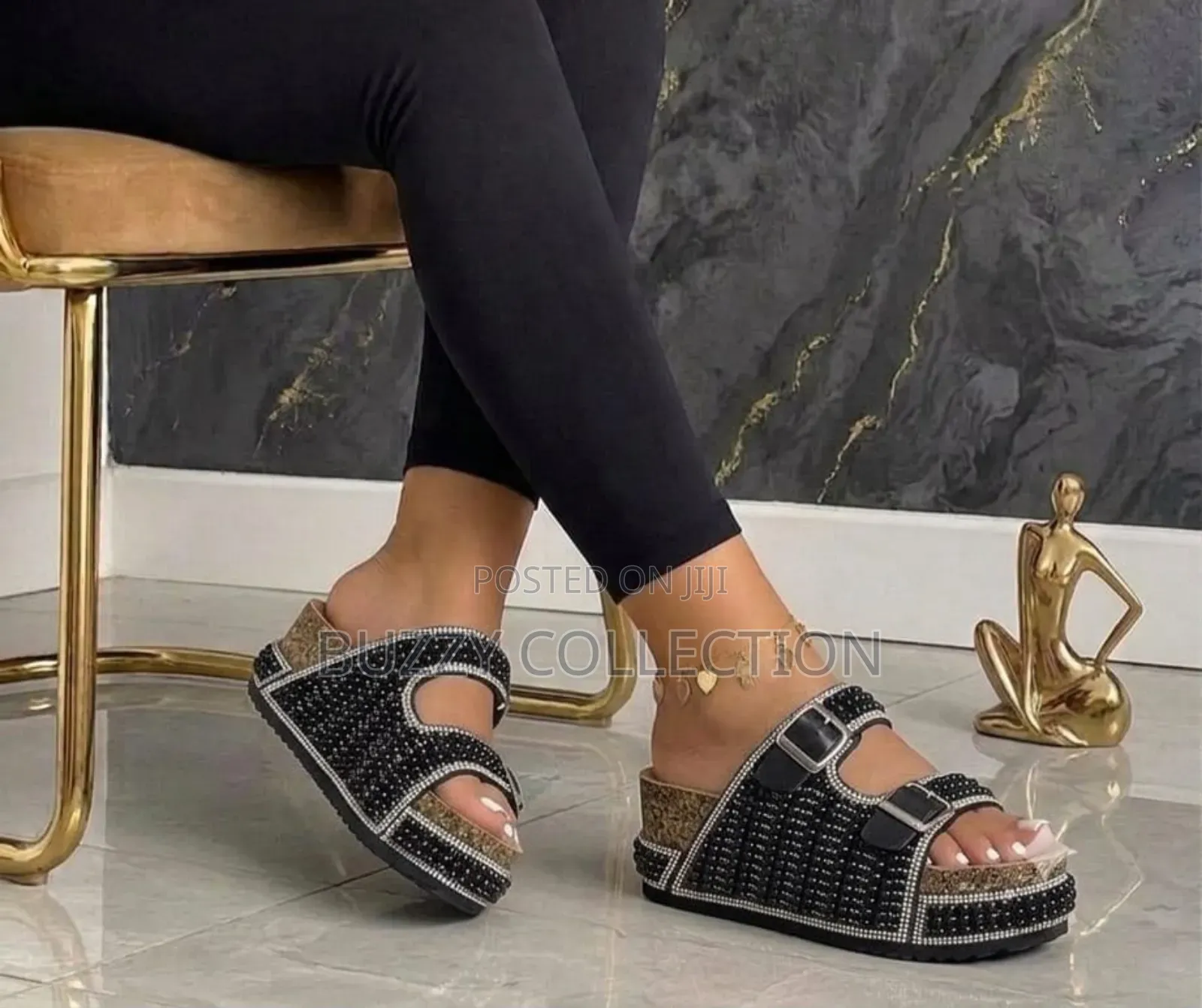 Exclusive Quality Luxury Platform Slippers