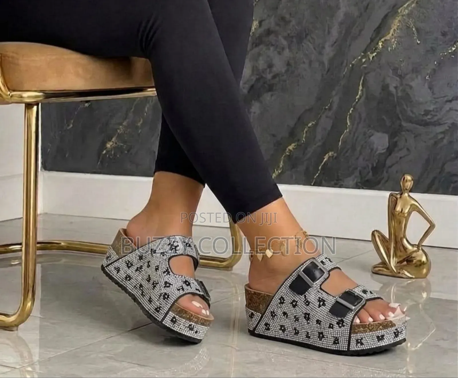 Exclusive Quality Luxury Platform Slippers