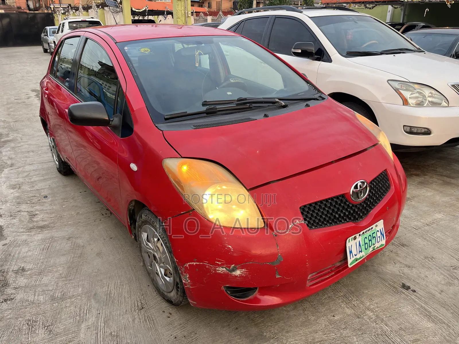 Toyota Yaris 2006 Red