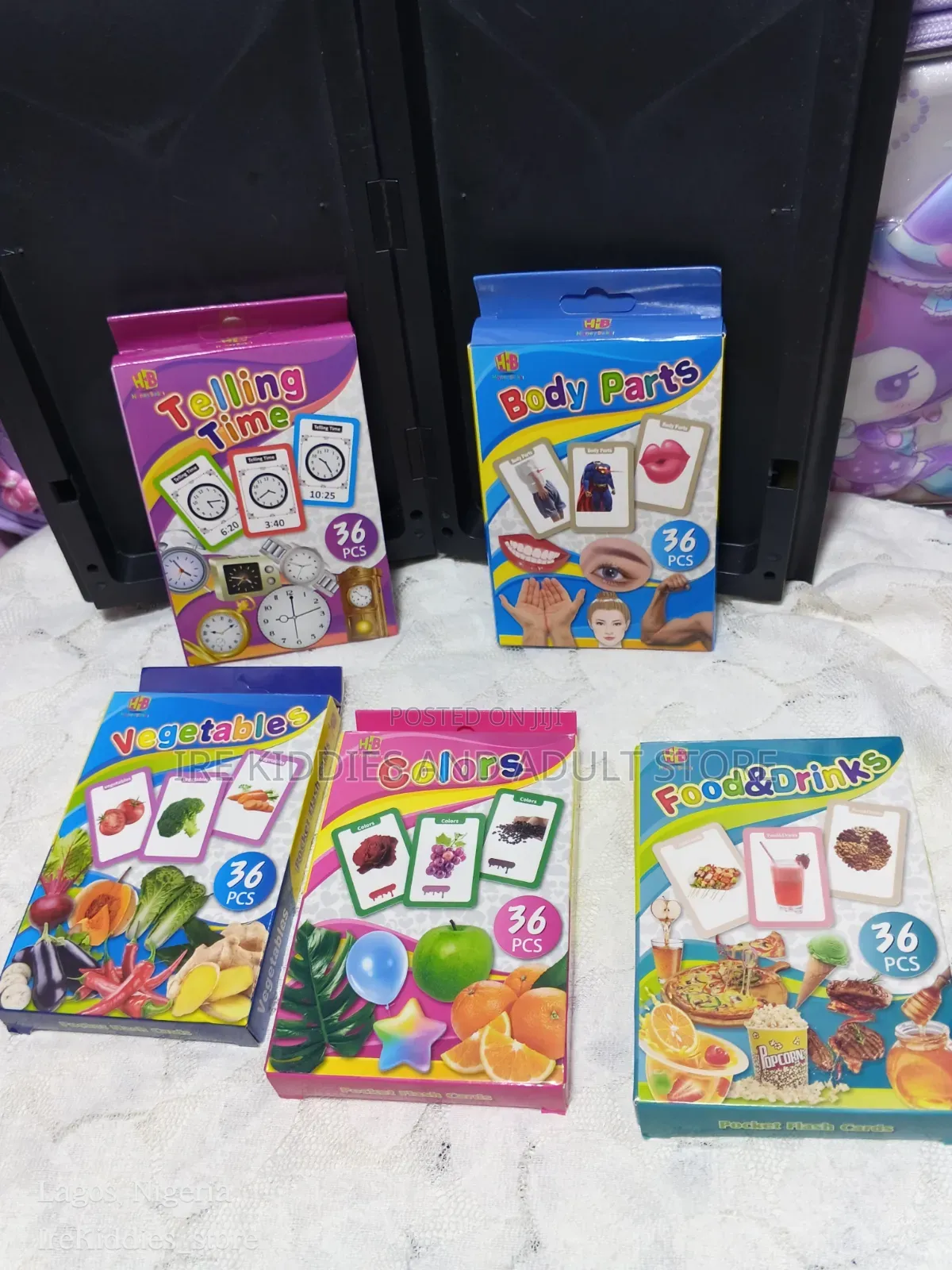 36pcs of Educational Flash Cards