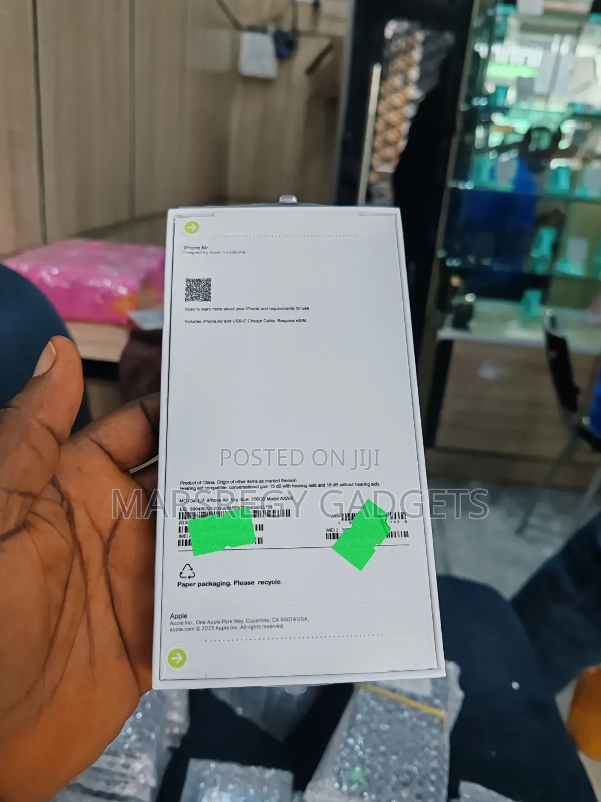 New Apple iPhone Air 256 GB Blue