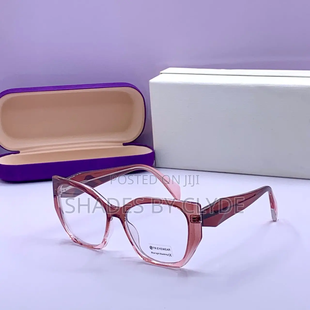 Stylish Ombre Blue Light Blocking Glasses - Brand New!
