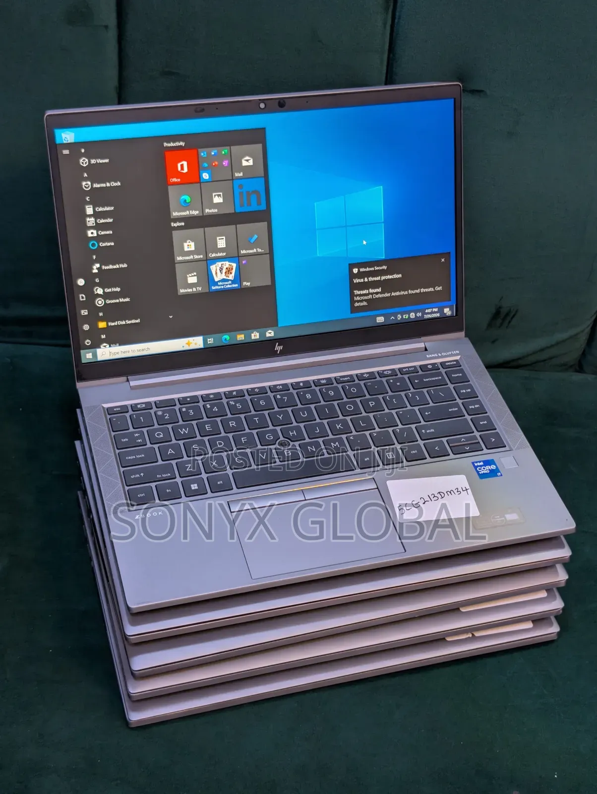 Laptop HP ZBook 14 32GB Intel Core i7 SSD 512GB