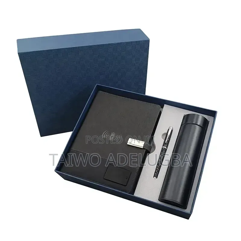 Power Bank Notebook+flask+pen AM36