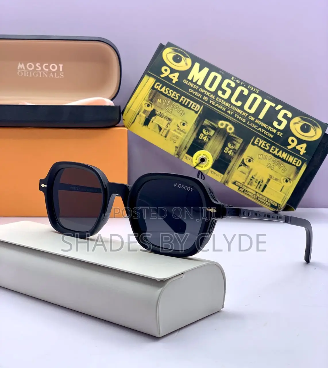 Authentic MOSCOT Originals Sunglasses - Classic Frames Brown Lenses