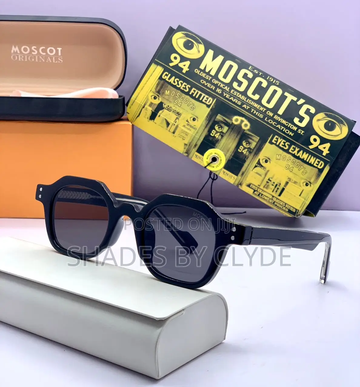 Authentic MOSCOT Originals Sunglasses - Classic Frames Brown Lenses