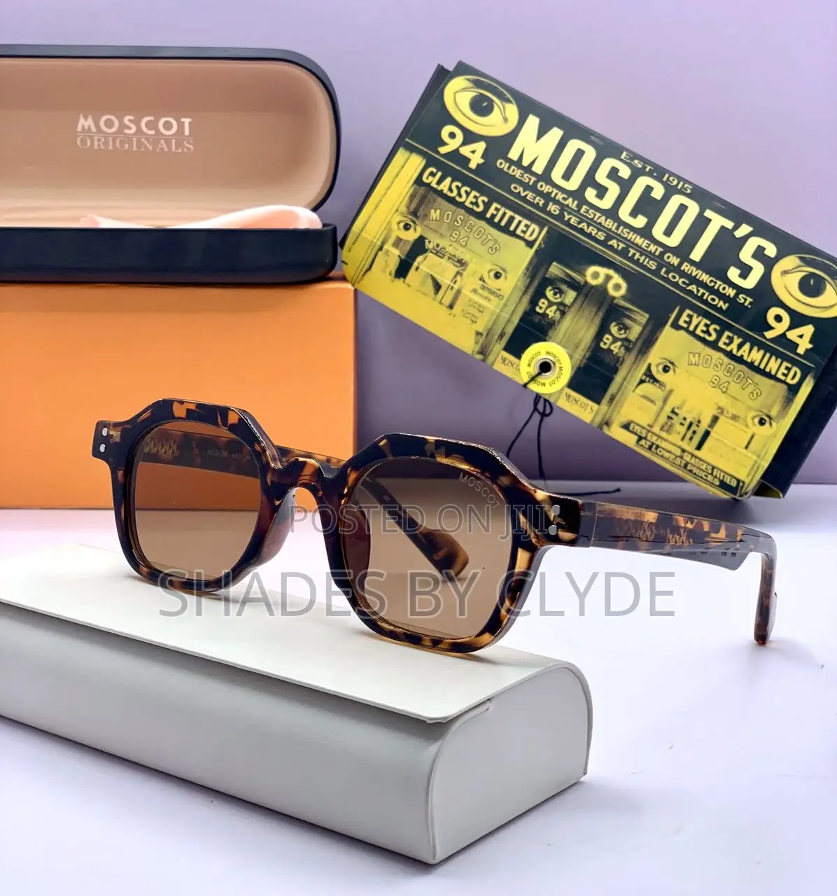 Authentic MOSCOT Originals Sunglasses - Classic Frames Brown Lenses