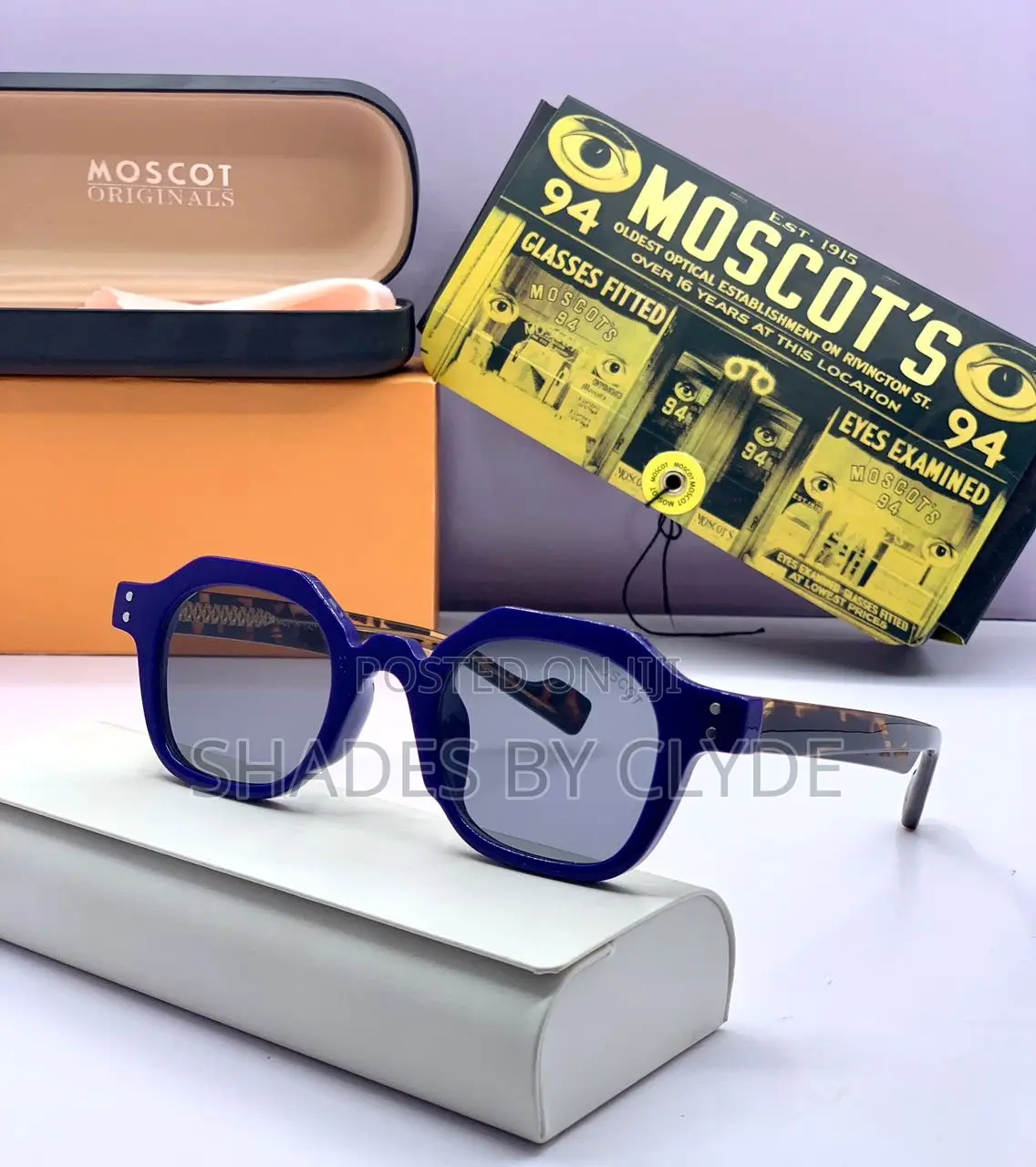 Authentic MOSCOT Originals Sunglasses - Classic Frames Brown Lenses