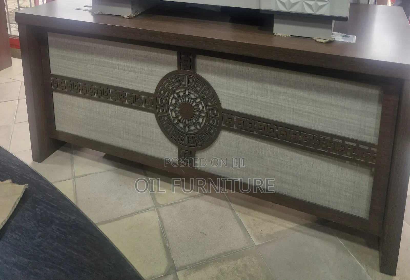 Modern Executive Office Table With Storage Extension 1.6meter