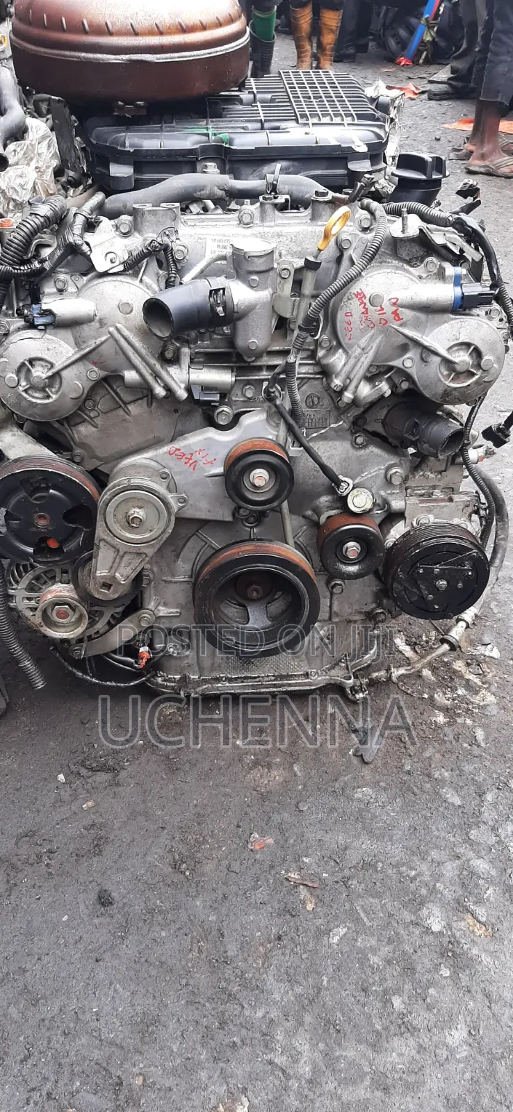 Nissan VQ35HR or VQ37VHR V6 Engine. [1, 2]