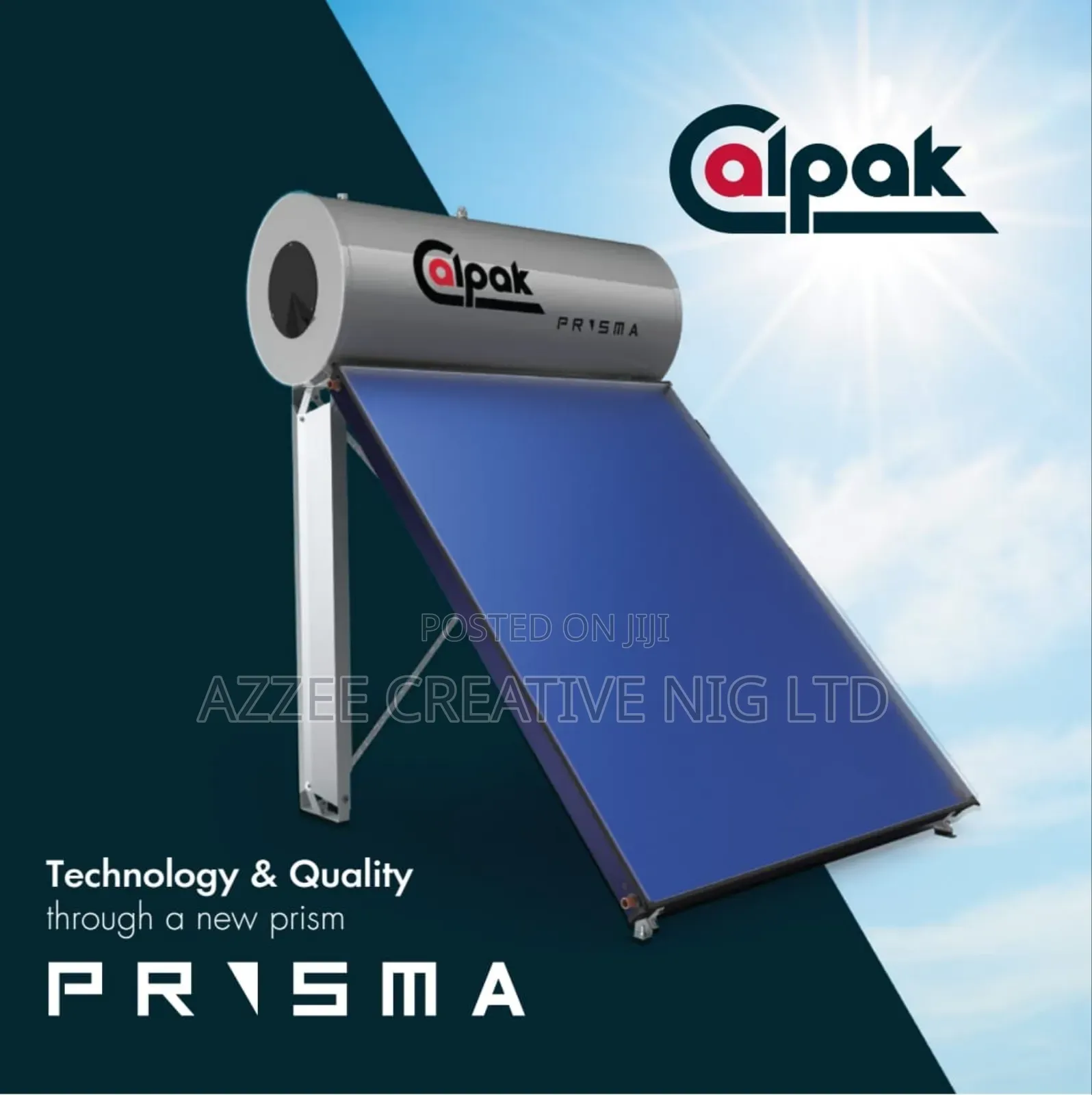 Calpak 160 Litre Solar Water Heater