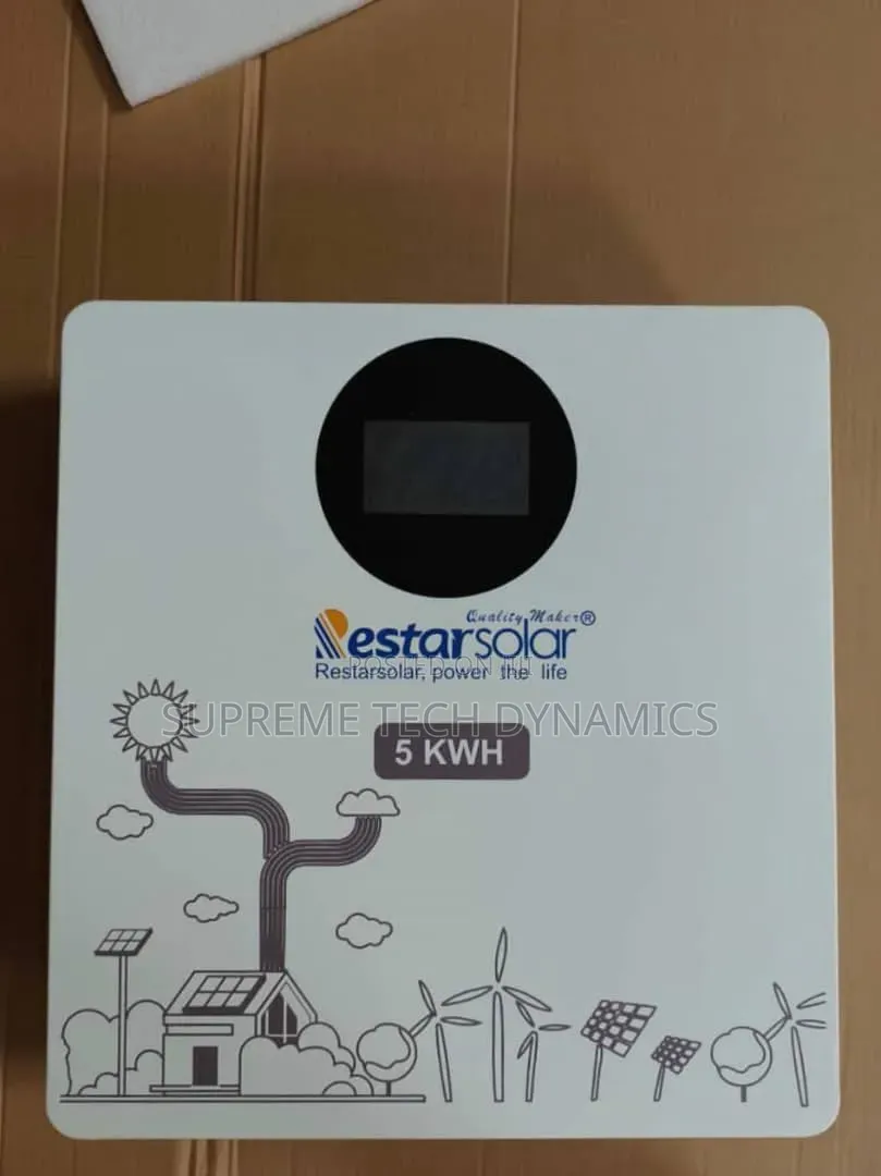 RestarSolar 5KWh Solar Lithium Battery – Reliable Energy Storage
