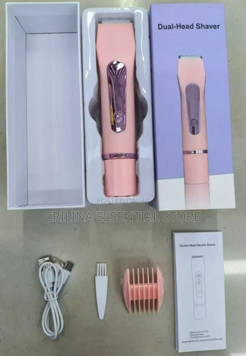 2-in-1 Rechargeable Electric Shaver and Bikini Trimmer
