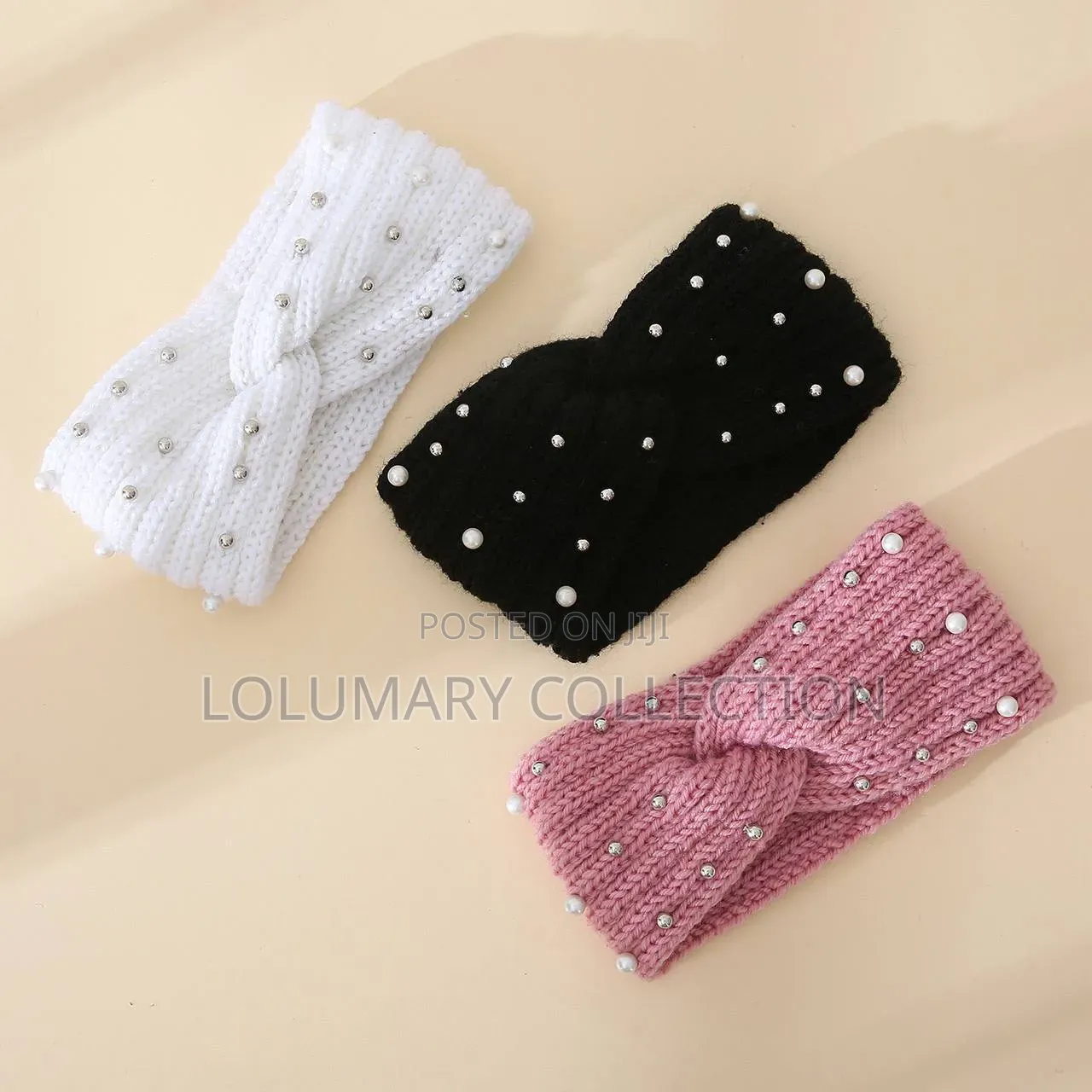 Beaded Bow Headband