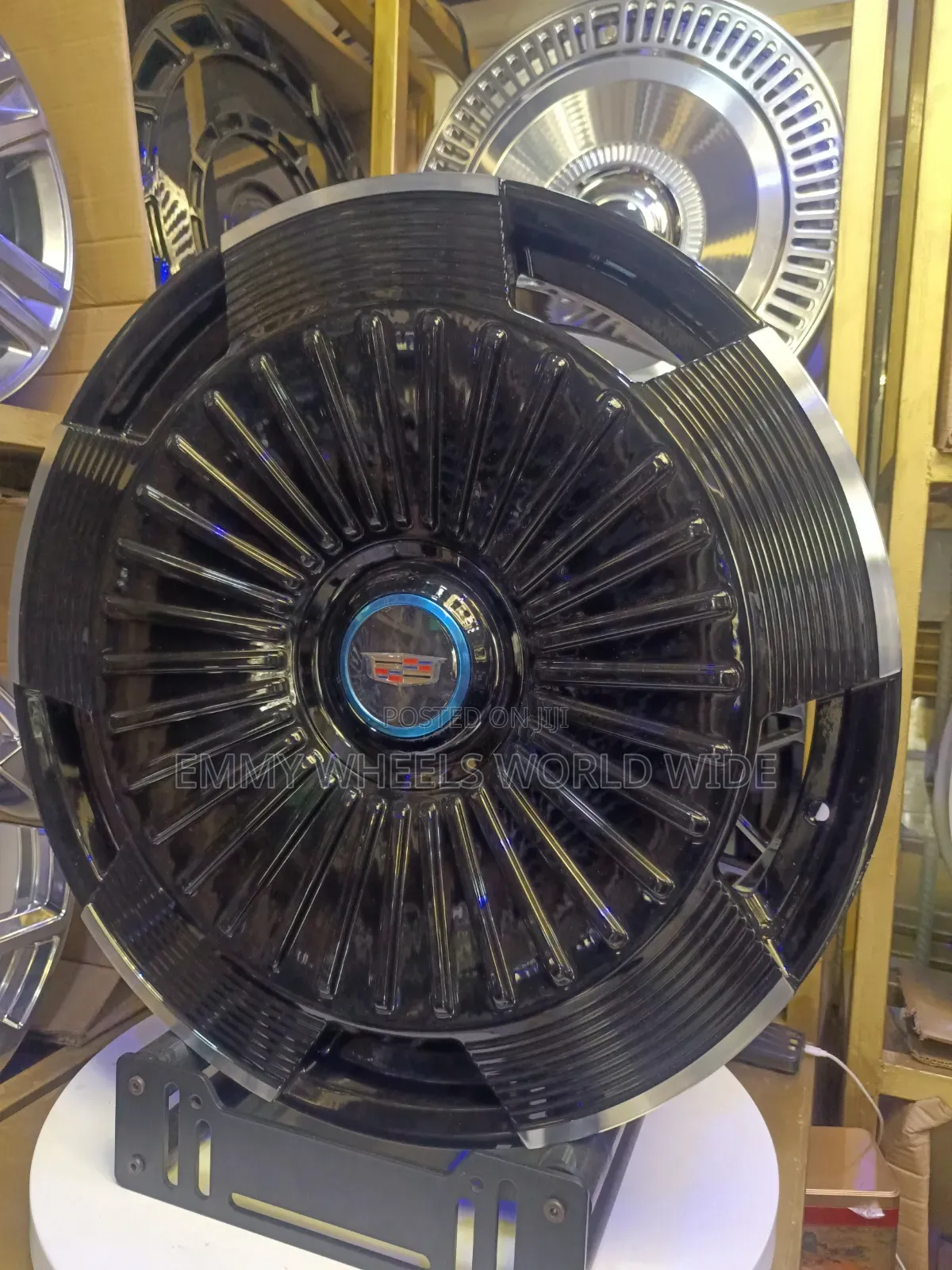 24ich Rim Black Multi-Spoke Rim to Fit Escalade.