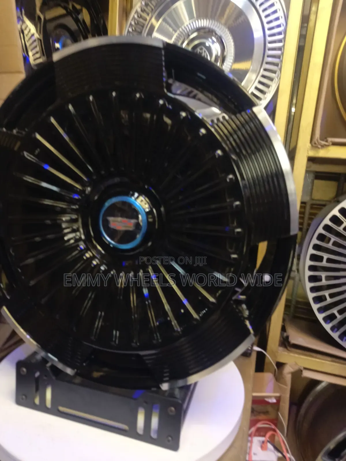 24ich Rim Black Multi-Spoke Rim to Fit Escalade.