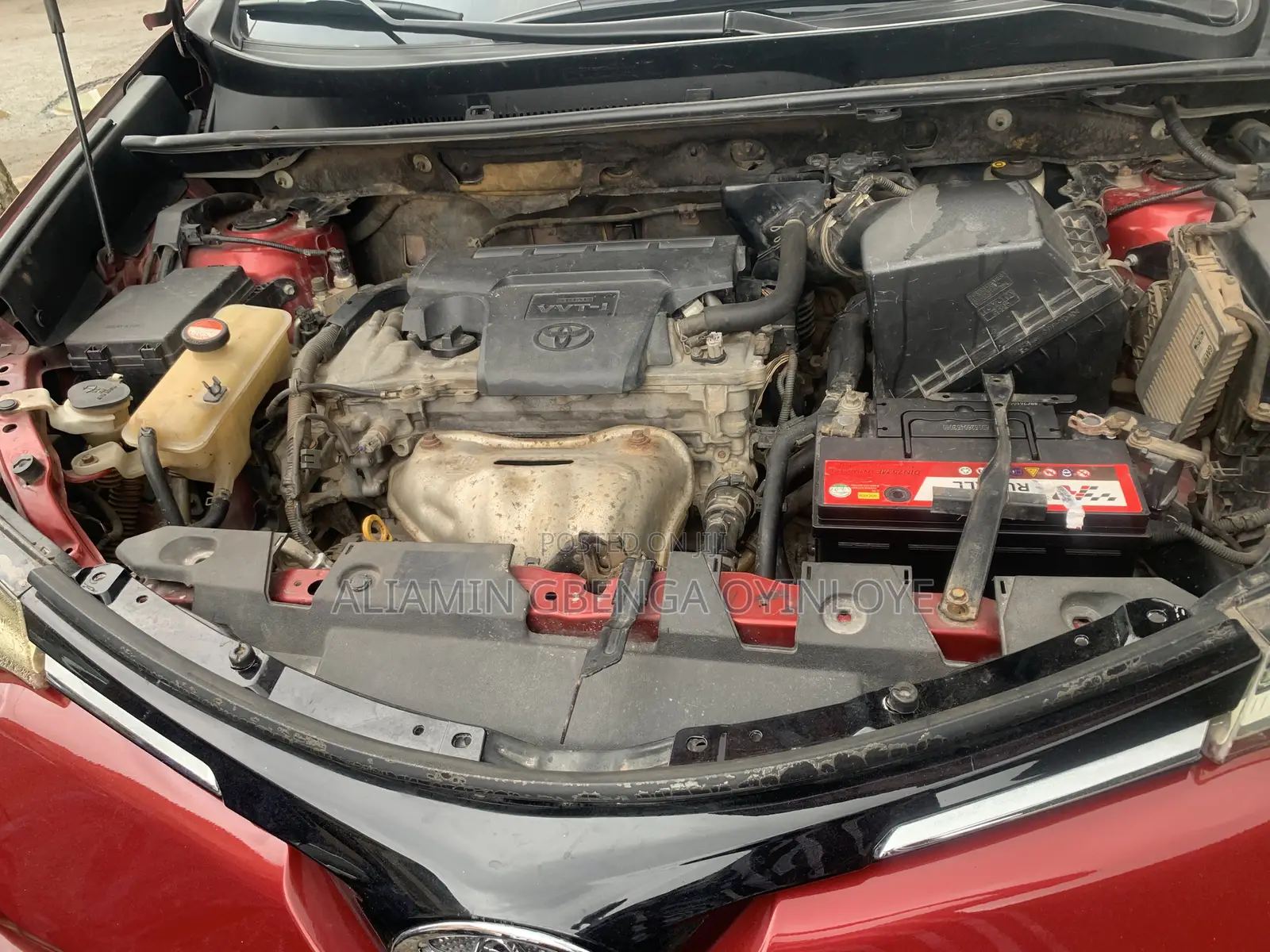 Toyota RAV4 XLE AWD (2.5L 4cyl 6A) 2016 Red