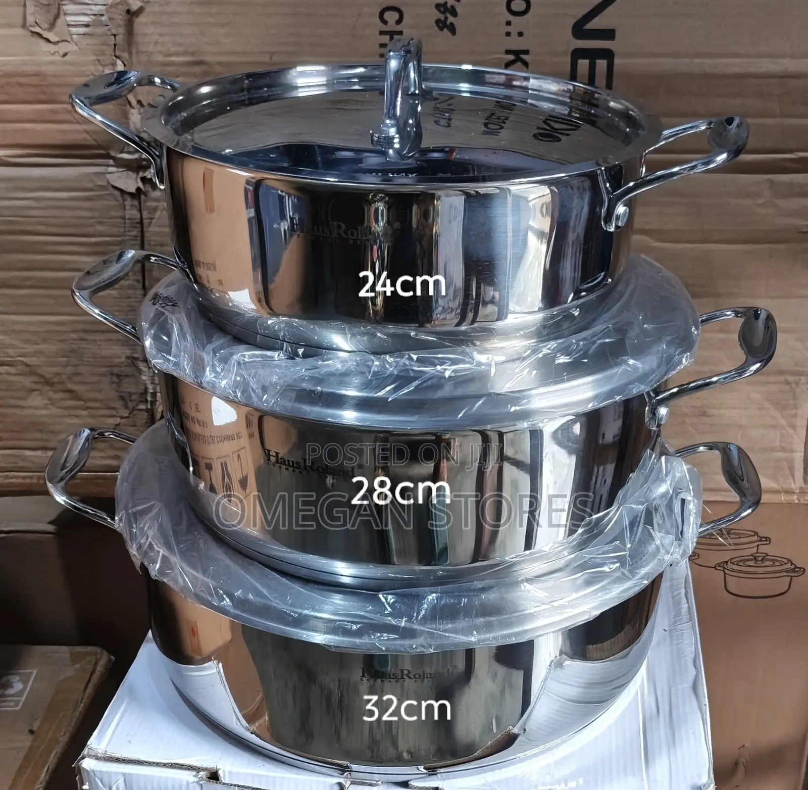 Haus Roland Stainless Steel Shallow Pot