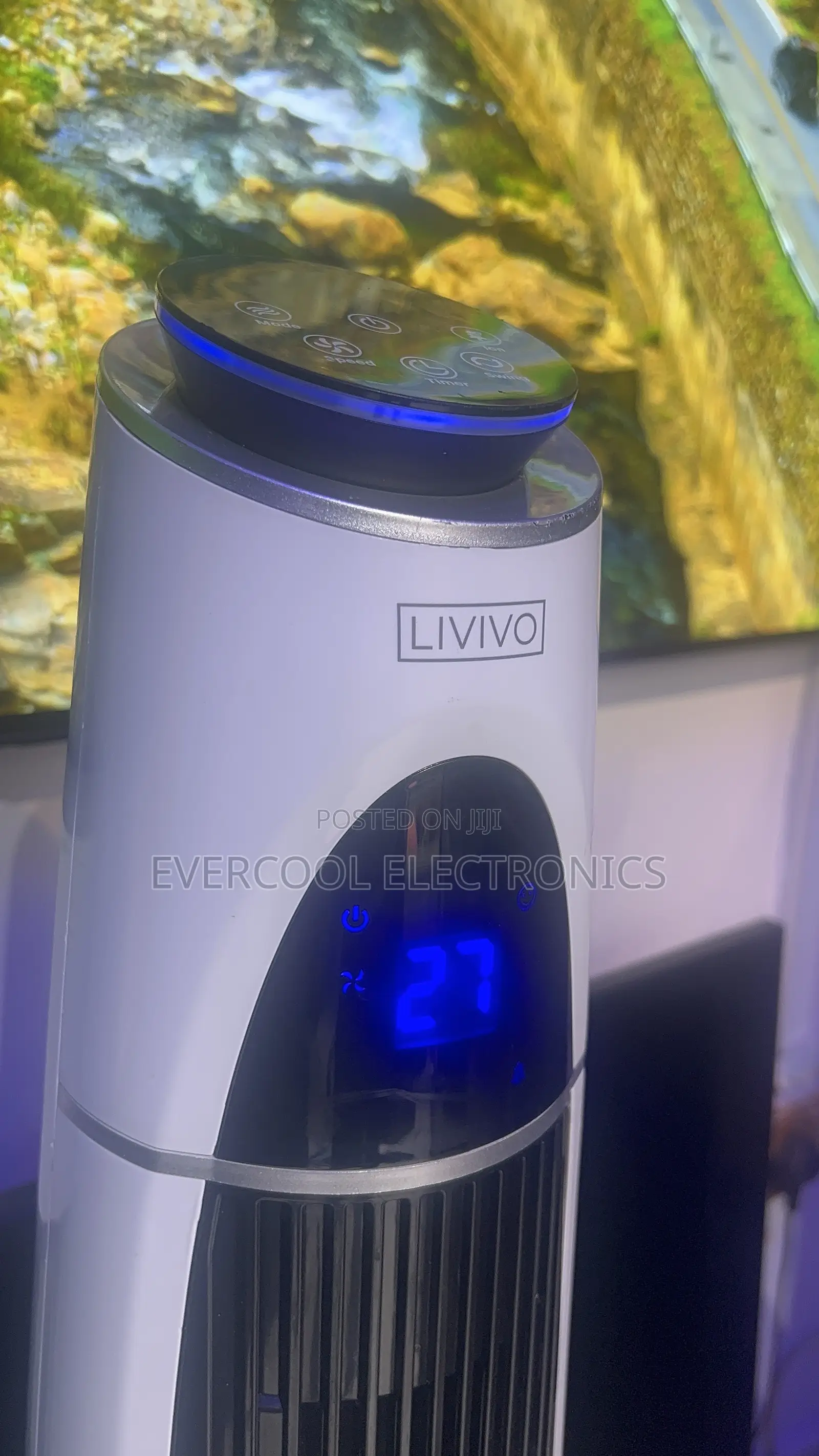 UK 43” LIVIVO Bladeless Tower Fan – Cool Comfort, All Year Round!