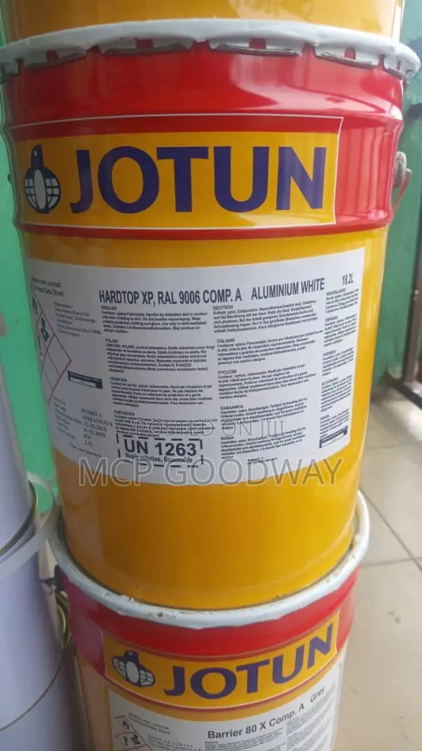 Jotun Hardtop XP, RAL 9006 Ali White Grey Yellow Marine Paint