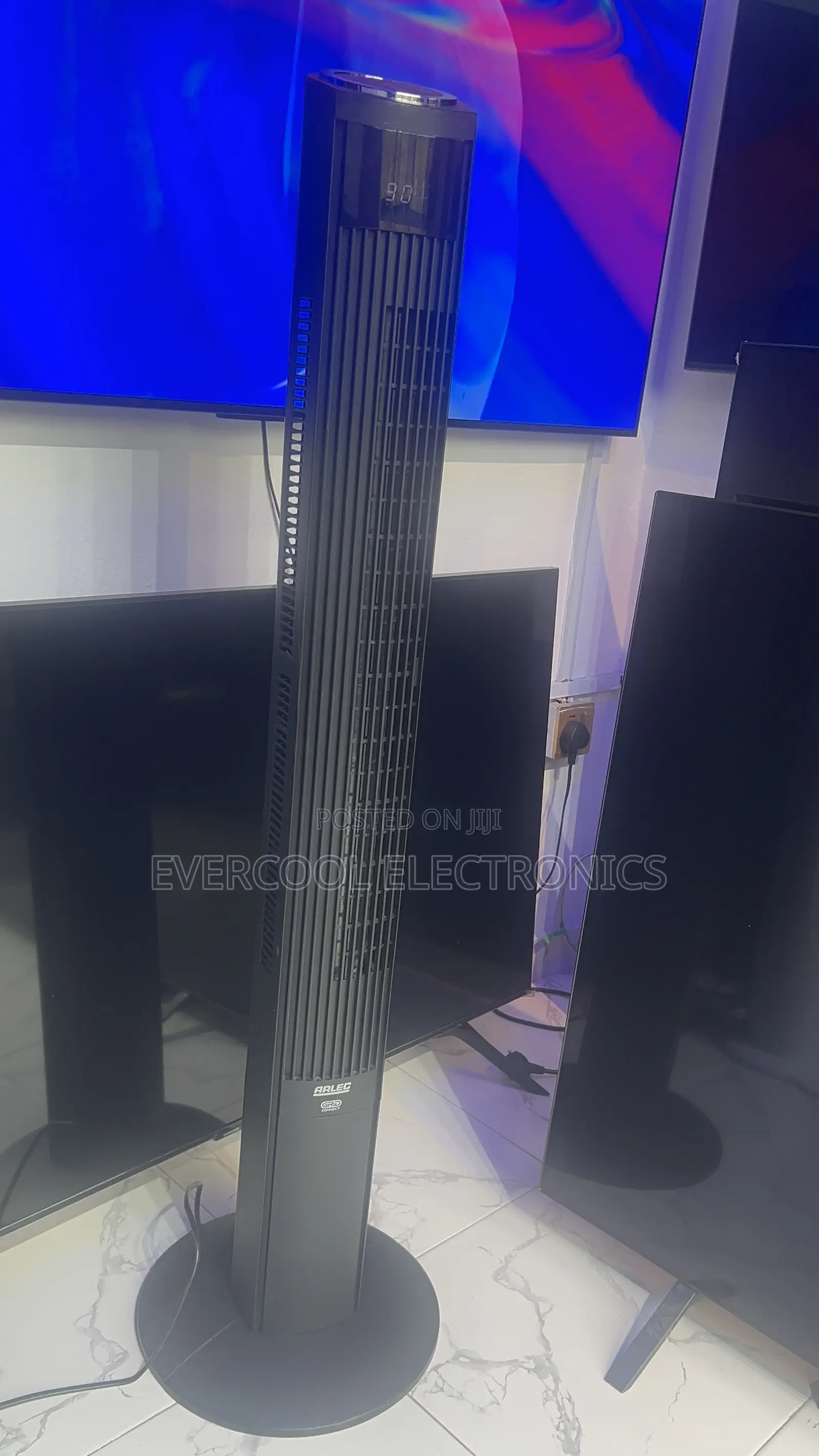 Premium 46” Smart Tower Fan – Powerful Cooling Meets Smart Convenience