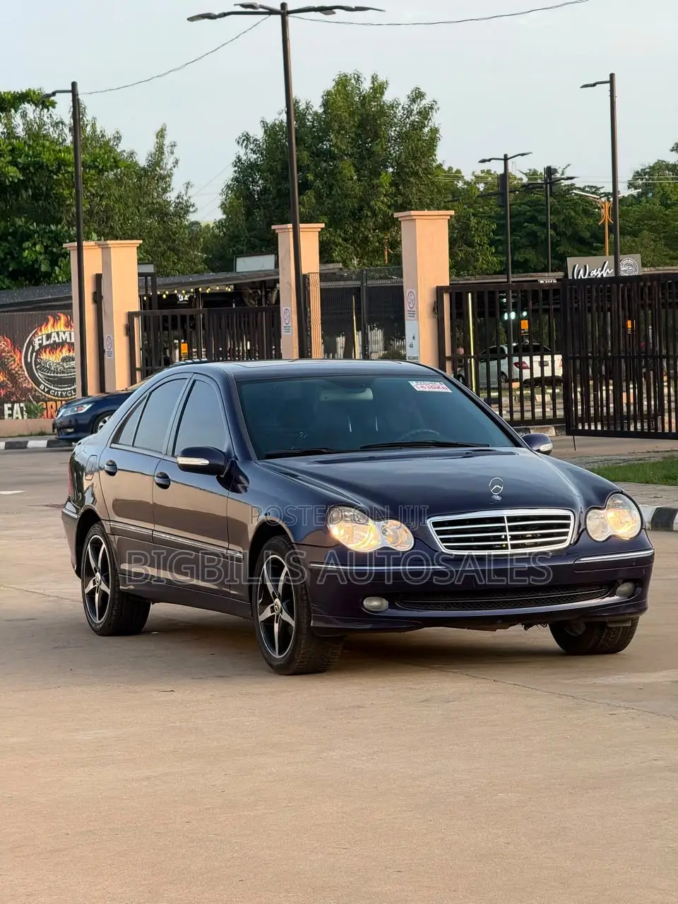 Mercedes-Benz C230 2007 Blue