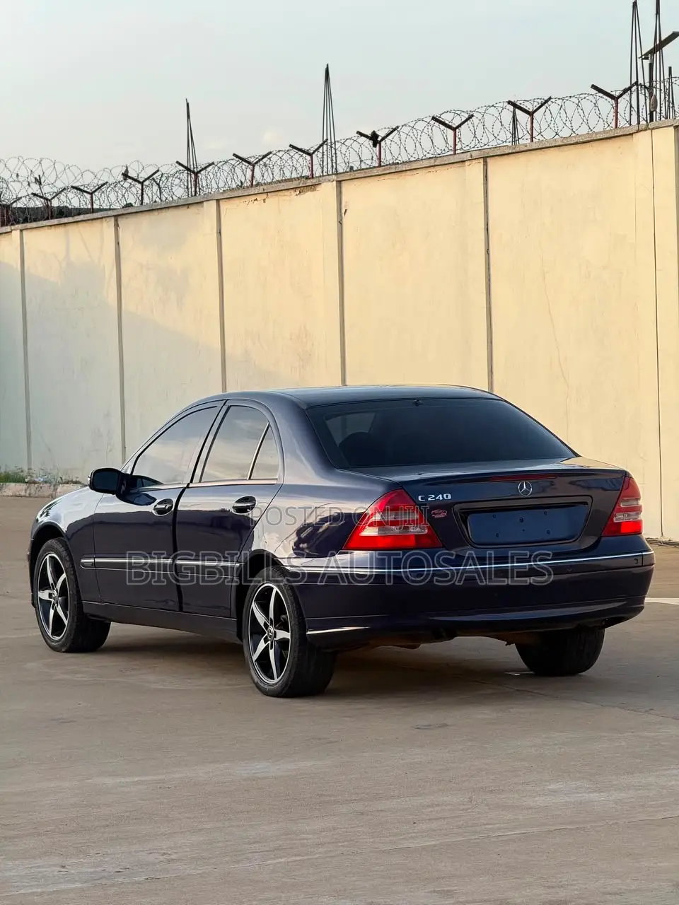 Mercedes-Benz C230 2007 Blue