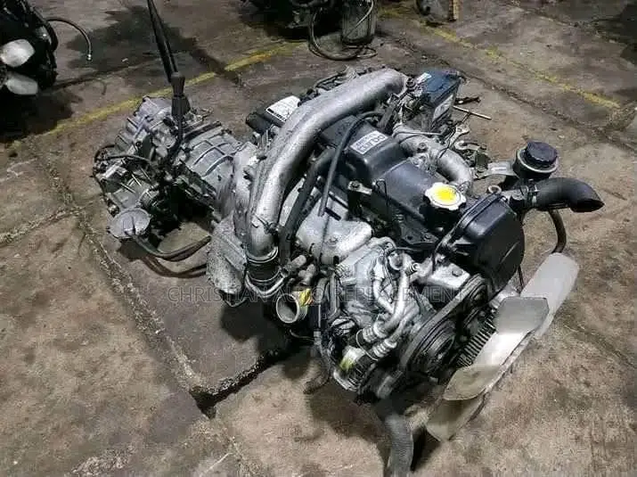 Toyota 1kz-Te 3.0L Turbo Diesel Complete Engine 5-Speed Manual Gearbox