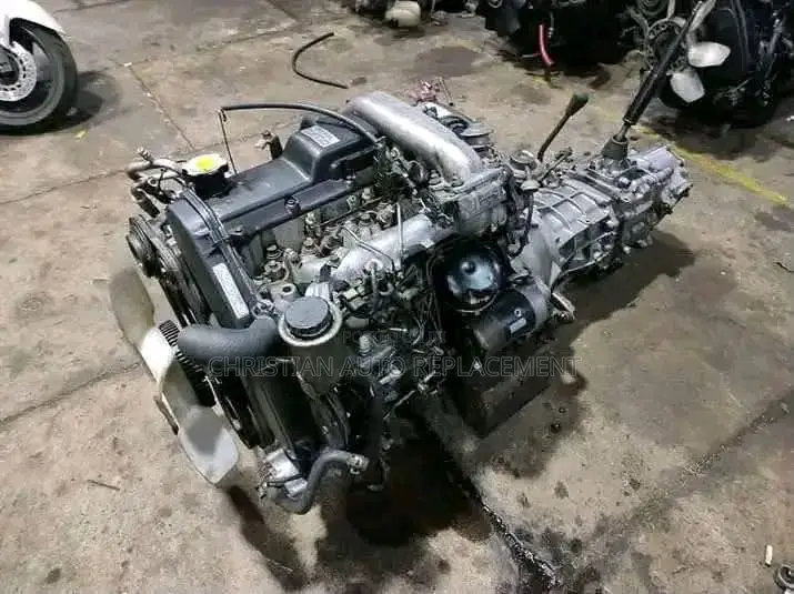 Toyota 1kz-Te 3.0L Turbo Diesel Complete Engine 5-Speed Manual Gearbox