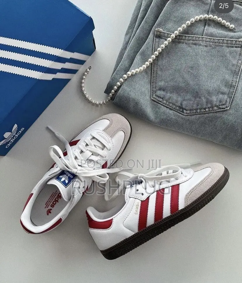 New Adidas Samba Og White/Red